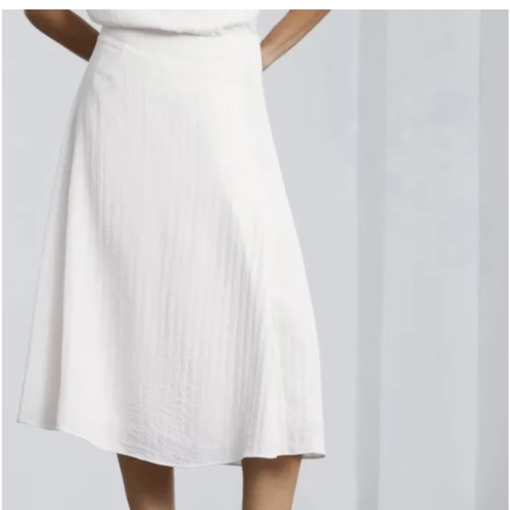 🆕 EVERLANE The City Stripe Midi Skirt